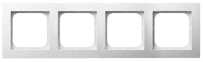 Quadruple frame, white, AS