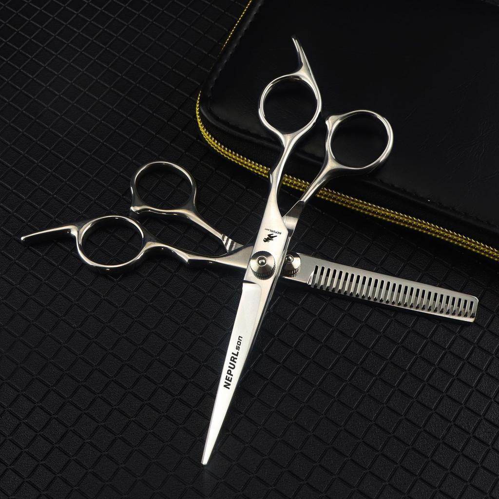 6.0 inch Nepson hair scissors, mid-range scissors, flat scissors, tooth scissors, straight scissors, thin scissors, household split scissors