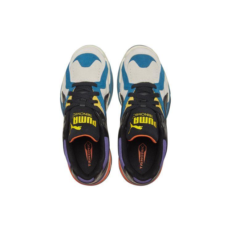 PUMA Performer VTG Unisex Sneakers Gray Black Yellow Blue Orange 374129-02
