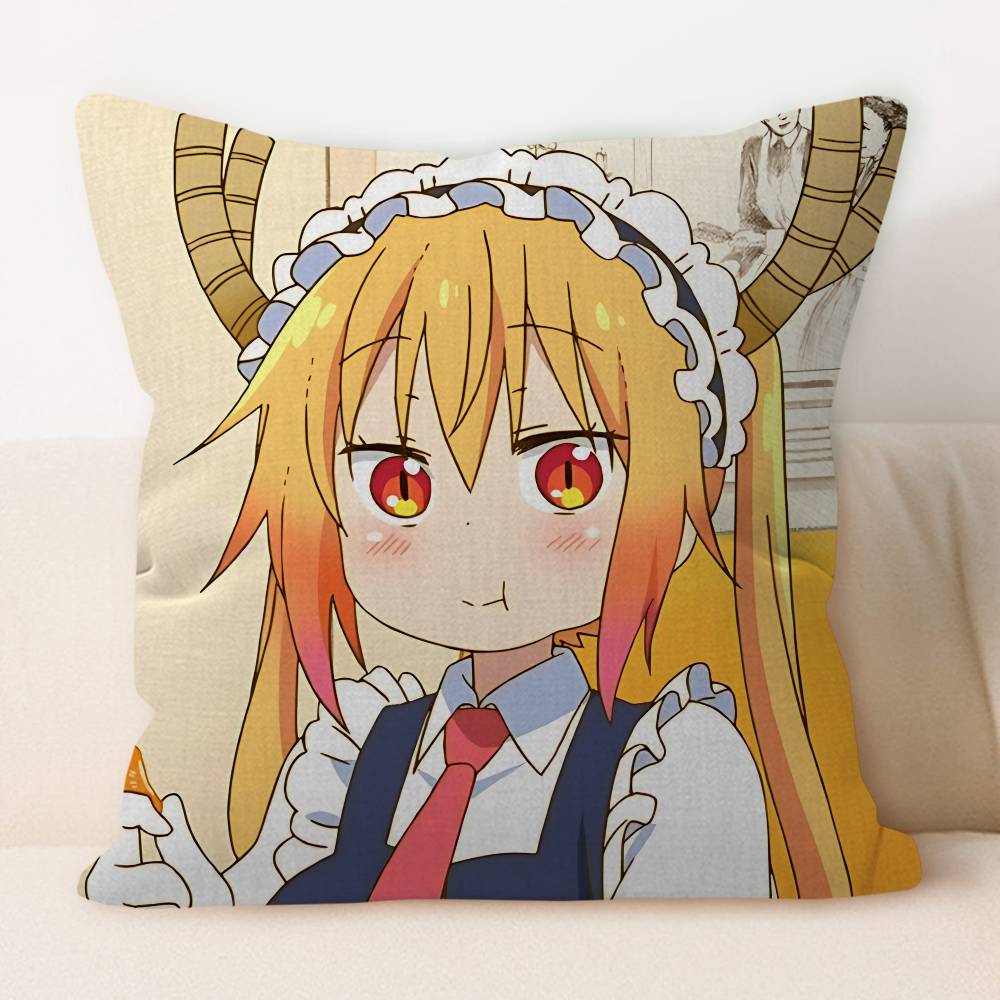 

Tohru Cartoon Cushion Cover Car Throw Pillow Case For Sofa Car Christmas Gift 40x40cm 45x45cm 12x12Inch
