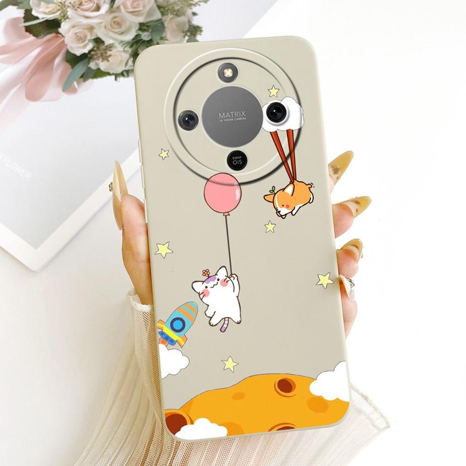 For Honor X9d Case MTN-NX1 Cute Dinosuar Cartoon Cover Soft TPU Phone Cases For Honor Magic 8 Lite X 70 HonorX70 HonorX9d Fundas