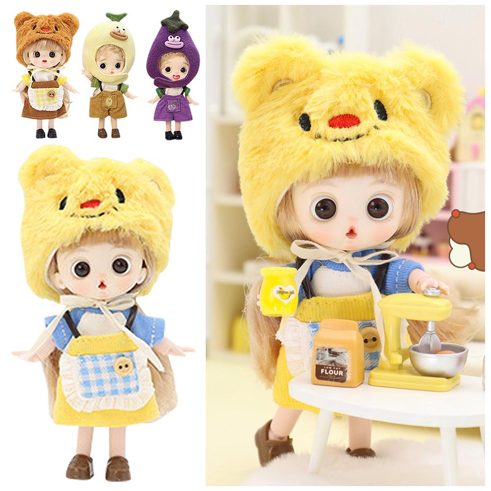 

Vinyl OB11 Baby Doll TPR Butter Bear Dolls Cute Vegetable Doll 2