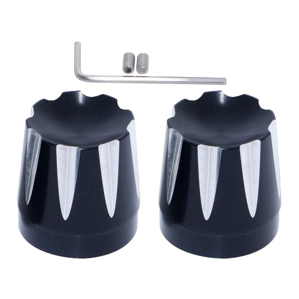 CNC Motorcycle Front Axle Nut Cover Caps Bolt for Harley Dyna Street Glide Sportster 1200 Iron 883 Fat Boy Road Kings 2008-2017
