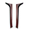 Rear Window Side Trunk Spoiler Canards Splitter Fit For VW Golf 6 MK6  2008-2013 Accessories  Glossy Black ABS