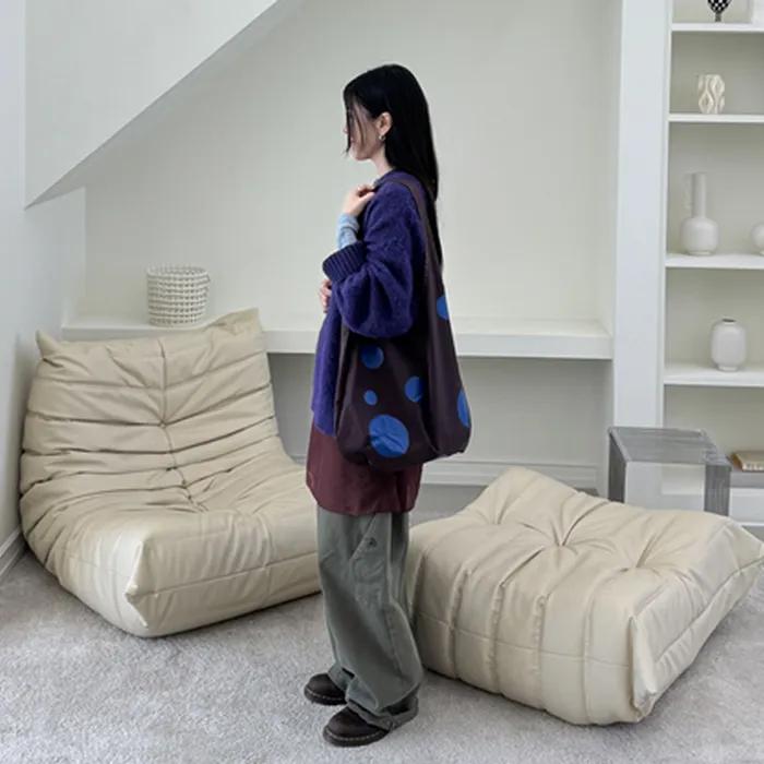 Dot Bubble Bag_Brown