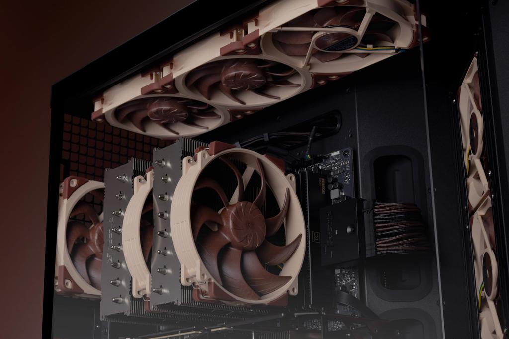 Noctua NF-A12x25 G2 PWM, 120mm Premium Quality Silent PC Fan, 4-Pin Connection (Brown)
