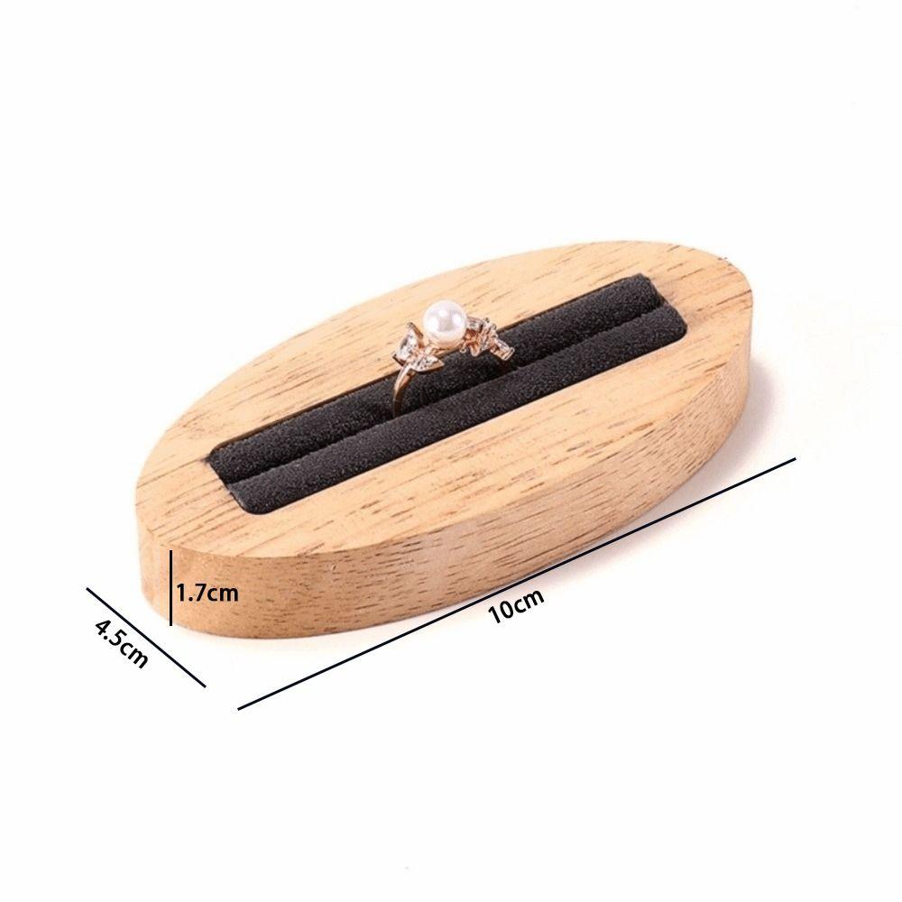 Ovales Schmuck-Display-Requisit Kompaktes Design Schmuckständer Ring Ohrring-Display Schmuckaufbewahrung