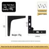 Metal Triangle Sofa, Cabinet & Table Support Legs - Heightening Furniture Legs