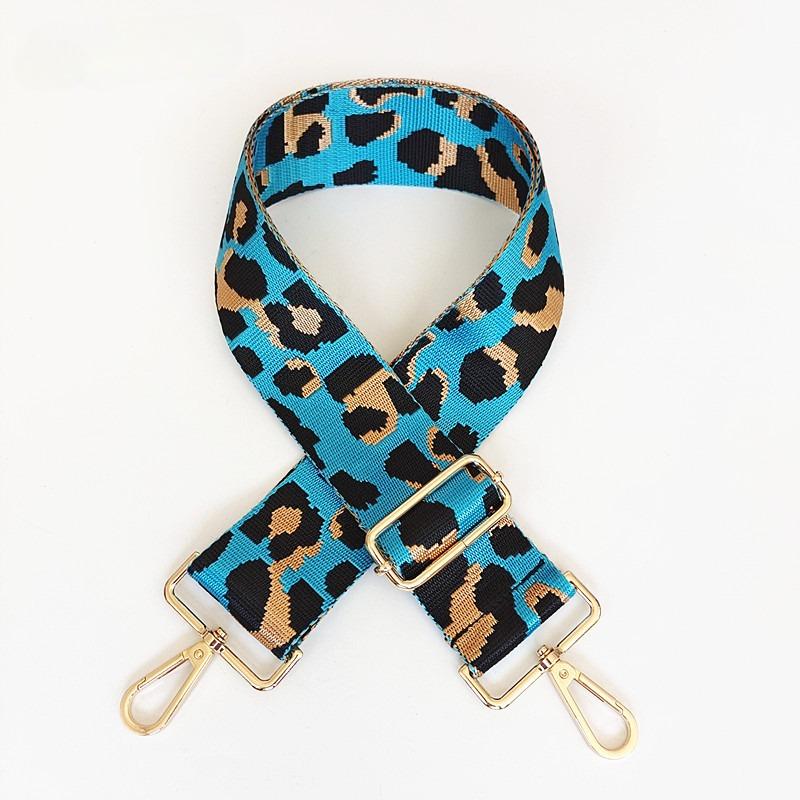 Bag Accessories Women's Bag Wide Shoulder Strap Nylon Leopard Print Single Shoulder Oblique Span Burden Reduction Backpack Strap
