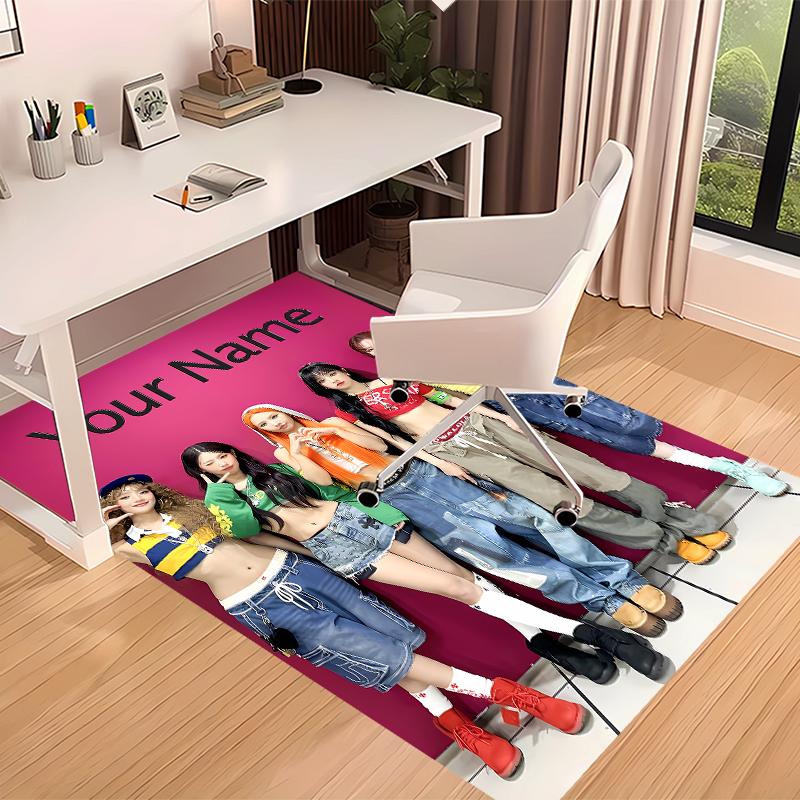 Custom personalization (G)I-DLE Print Area Rug - Soft, Washable Non-Slip Indoor Mat,Living Room,Home&Office Decorative Rug