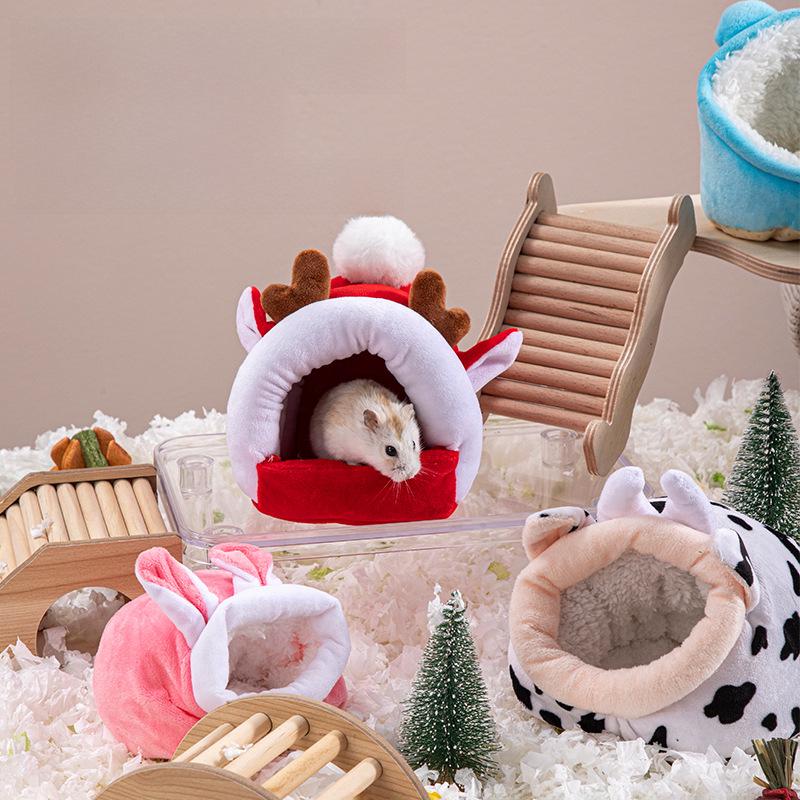 Cozy Winter Cotton Nest for Small Pets: Hamsters, Birds, and Sugar Gliders