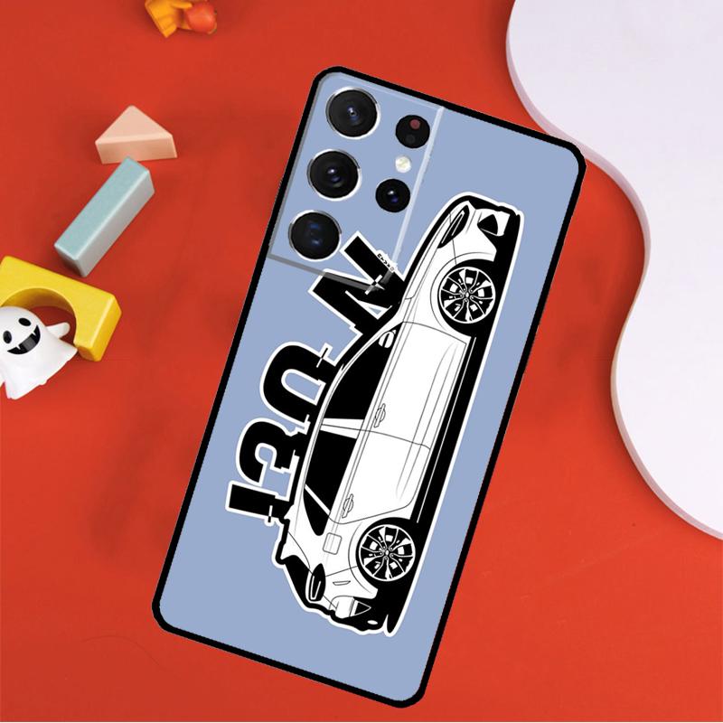 blue car I30N Phone Case For Samsung Galaxy S25 Ultra S9 S10 S20 S21 FE S22 S23 S24 Plus S24 Ultra Cover