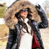 2025 Autumn and Winter New Style, Cotton Jacket, Down Cotton Jacket, Short Style, Women's Clothing, Cotton Jacket, Fur Collar Design, Glossy Design