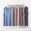 Modal Women's Sleeveless Pajama Top - Lightweight, Casual, Plus Size for Spring/Summer