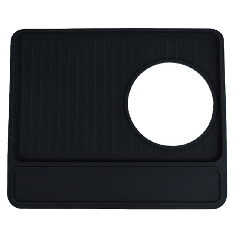 

Кофемашина Breville 8 серии Специальный силиконовый нескользящий коврик Кофейный темпер Коврик с рифленой поверхностью Инструмент для темперовки кофе для Bes870 880 чёрный