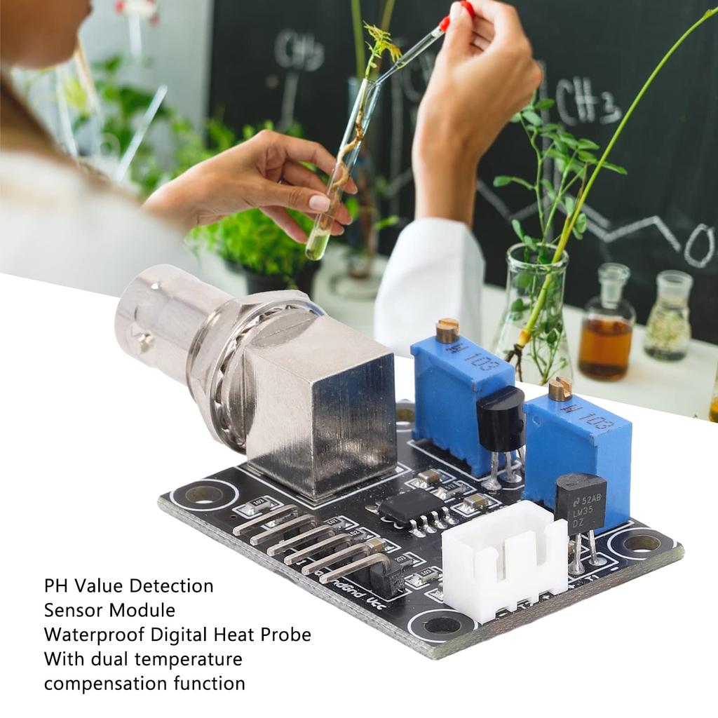 PH 0-14 Värdedetekteringssensor PH-elektrodprob PH-detekteringssensormodul PH-sensor