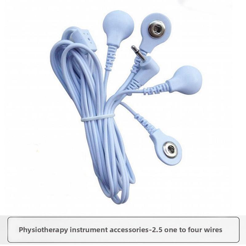 Massage Output Buckle Line 2.5 Heads One-to-two Buckle Line, Electrode Buckle Line Pulser Electrode Buckle Line