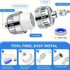 20 Stages High Output Shower Water Filter Remove Chlorine Heavy Metals Filtered Showers Headhower Head Soften For Hard Water