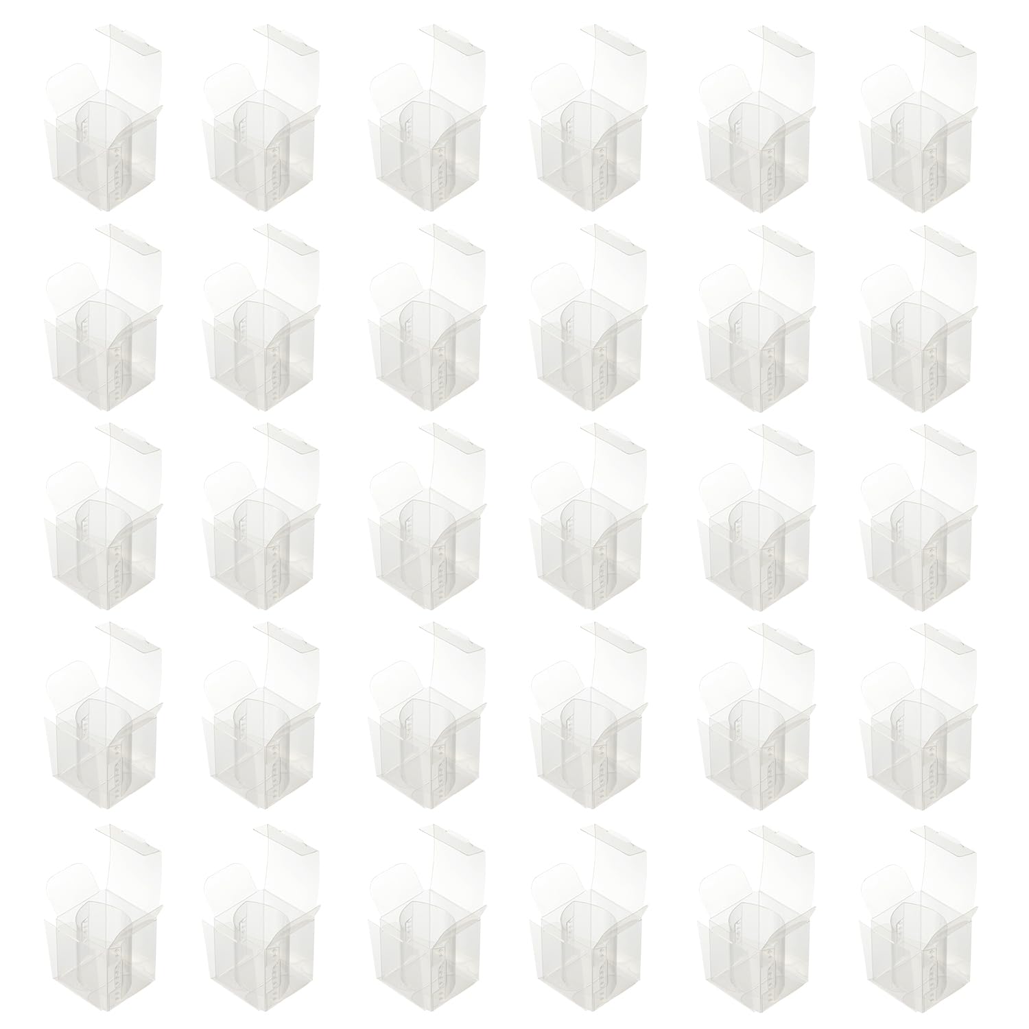 

PLUS Itooshi Oshikatsu Storage Plastic Silver Tape PP Assembled Case Clear Set x 10 30-Piece FL-380CF 91-482