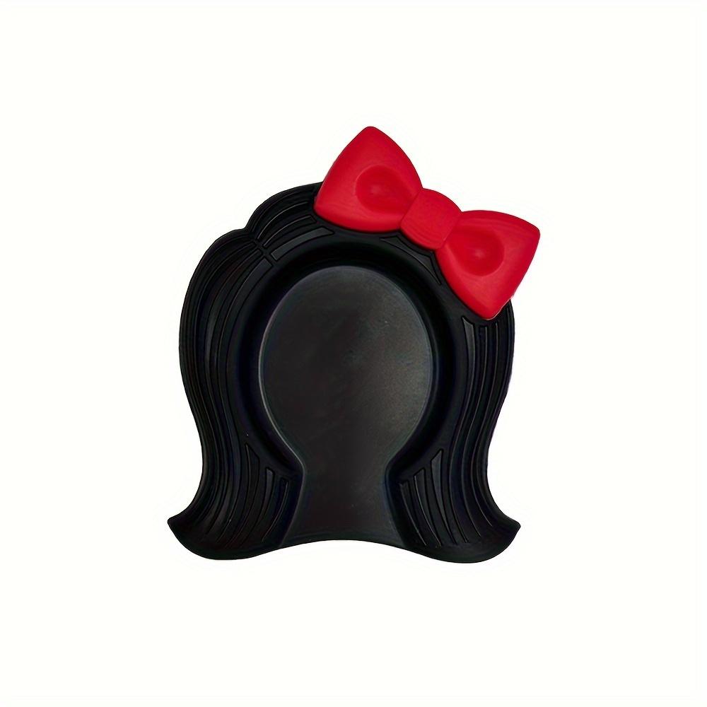 

1 шт. Силиконовая подставка для ложки - Термостойкий держатель для кулинарной и кофейной ложки для столешниц 12x10cm красный