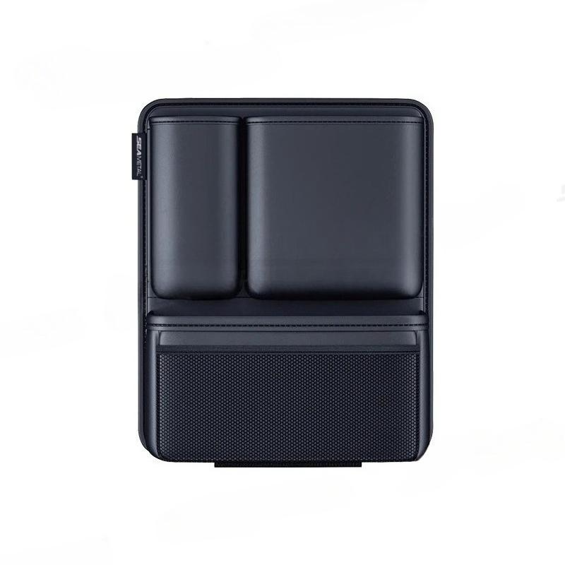 

Detachable High-capacity Car Trunk Seat Back Storage Bag 4-Pocket Hanging Organizer for SUVs Vans Auto Interior чорний