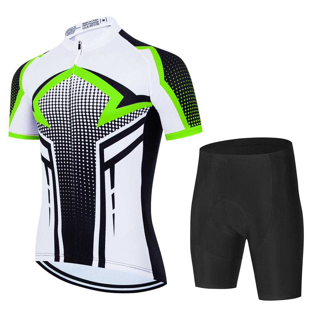 Herren Fahrradbekleidung Mann Fahrradtrikot Mtb Mann Radsportbekleidung Fahrrad für Männer Bycicle Mountainbikes Kurze Trägerhose Radhose Sommer