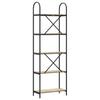 Bookshelf Sonoma Oak 60 x 30 x 183 cm Particleboard