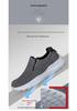 Men's Spring Slip-on Walking Shoes: Breathable Mesh, Lightweight, Large Size, Perfect for Middle-aged & Elderly Casual Wear.