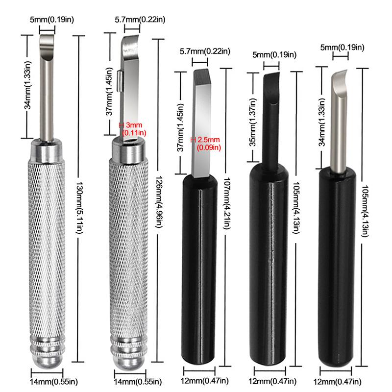 1 Stück Uhrenreparaturwerkzeug Armband Uhrengehäuse Öffner Messer Gehäuseboden Hebelwerkzeug für Batteriewechsel