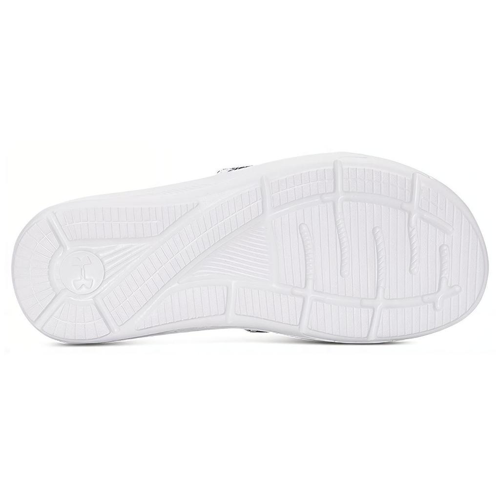 Under Armour Ignite 6 Graphic Strap Slide 'Black White' Women's 3024453-002