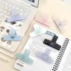 Creative Kawaii Scrapbook Clips American Y2K Style Butterfly Star Non-sticky Memo Pad Clip Lovely Snack Seal Binder Clip Student