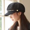 Autumn hat female alphabet octagonal hat retro newsboy hat casual cap