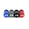 New 4pcs Car Logo Wheel Tire Stem Valve Caps Air Covers for Volkswagen Rline Golf GTI Bora Passat Jetta Beetle Tiguan Sciro