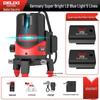 DELIXI High Precision Green & Blue Light Laser Level (2 & 5 Line) for Outdoor Use
