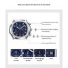 Luxury Man Watch Business Waterproof Male Clock Luminous Date Stainless Steel Square Quartz Men Watch reloj hombre