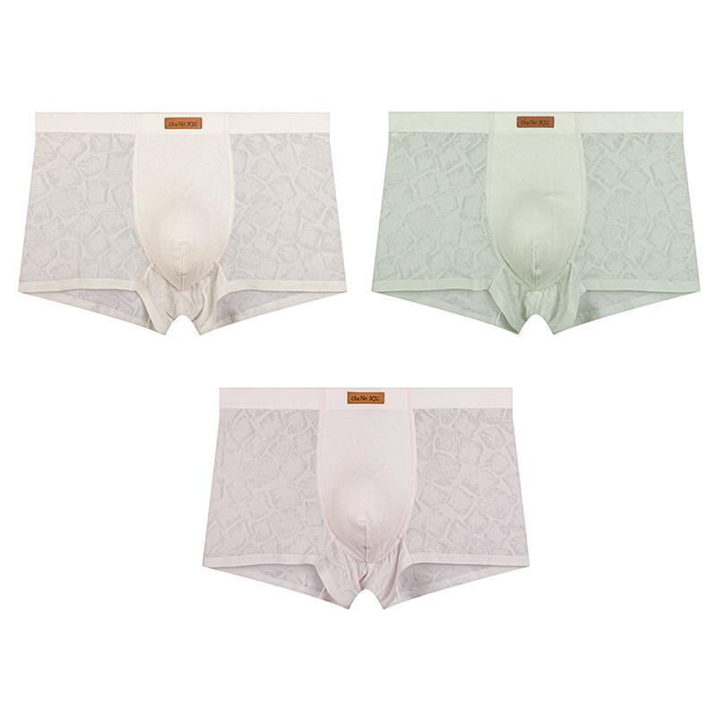 

HUAJIELONG Men s Mesh Ice Silk Boxer Briefs