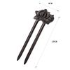 Chinese Style U shaped Hairpin Handmade French Hairpin Two Prong Hair Clip for Chinese Hanfu Cosplay Costume