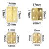 12 set Mini Metal Menteşe Retro Kapı Menteşeleri Vidalarla Menteşe Mobilya Menteşeleri Donanım Kendin Yap El Sanatları Aracı.
