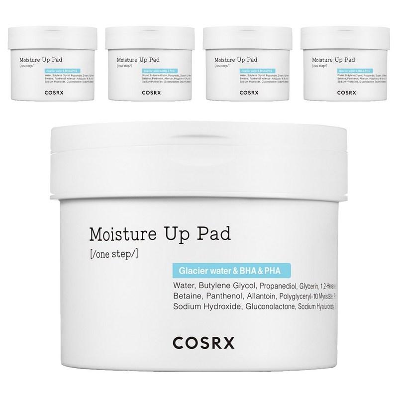 COSRX One Step Moisture Up Pad 140ml 70 Sheets, 70 Pcs, 5 Pcs