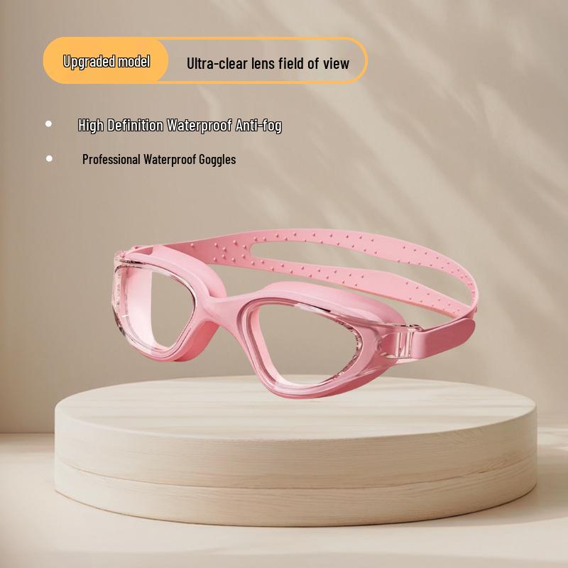 HD Anti-Fog Waterproof Unisex Adult Swim  Dive Goggles - Medium-Large Frame