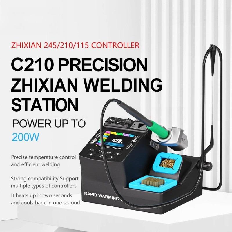 Precise Temperature Control Soldering Station C210 245 115 Handle Soldering Iron Tip Lead-free Electronic Welding Rework Station