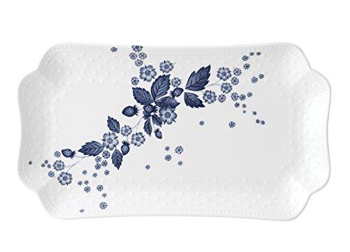 [Официально импортировано] Wedgwood Strawberry Bloom Indigo Рыбное блюдо 40000818