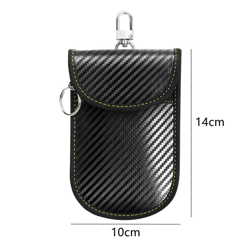 2025 Kolfiber Stöldskydd Nyckelfobs Sköld med RFID-blockerare