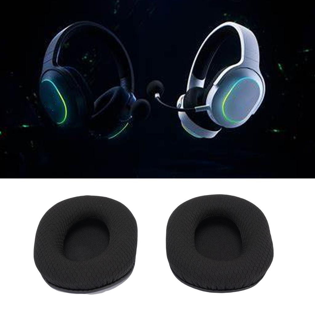 2 Pairs Headphone Ear Cushions Fit for Barracuda X Chroma Headset Noise Isolation Breathable Ear Pads Replacement