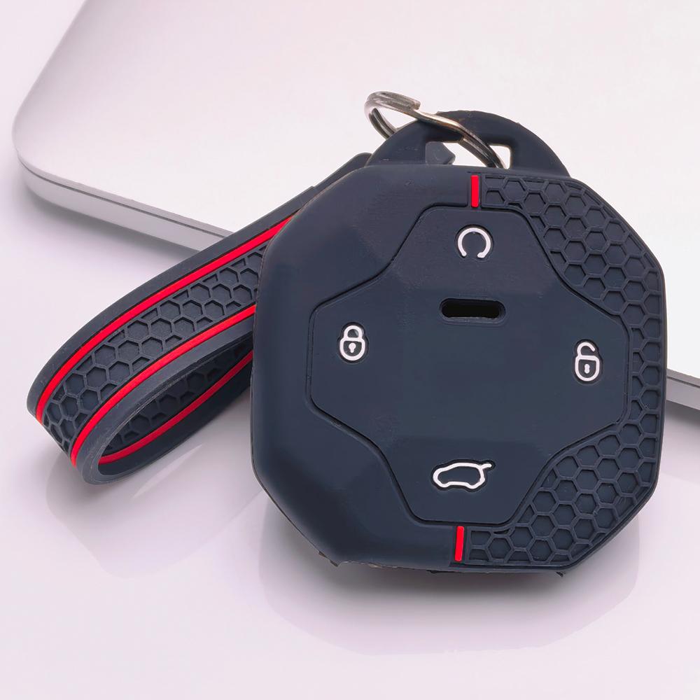 Key Fob Cover Keychain for Jetour Shanhai T2 L9 T3 Traveler Dashing Anti-Scratch Surface Shockproof Structure Soft Grip Texture Easy Install Design