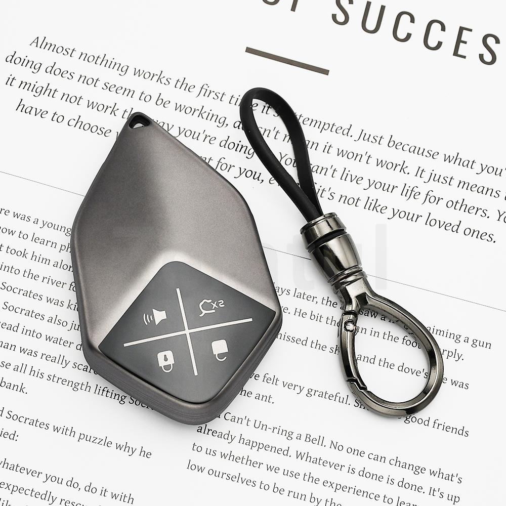 Gun Grey Tpu Auto Shell For Changan Deepal S7 S07 Sl03 S05 G318 Car Key Case Bag Keychain Cover Smart Remote Keyless Protection