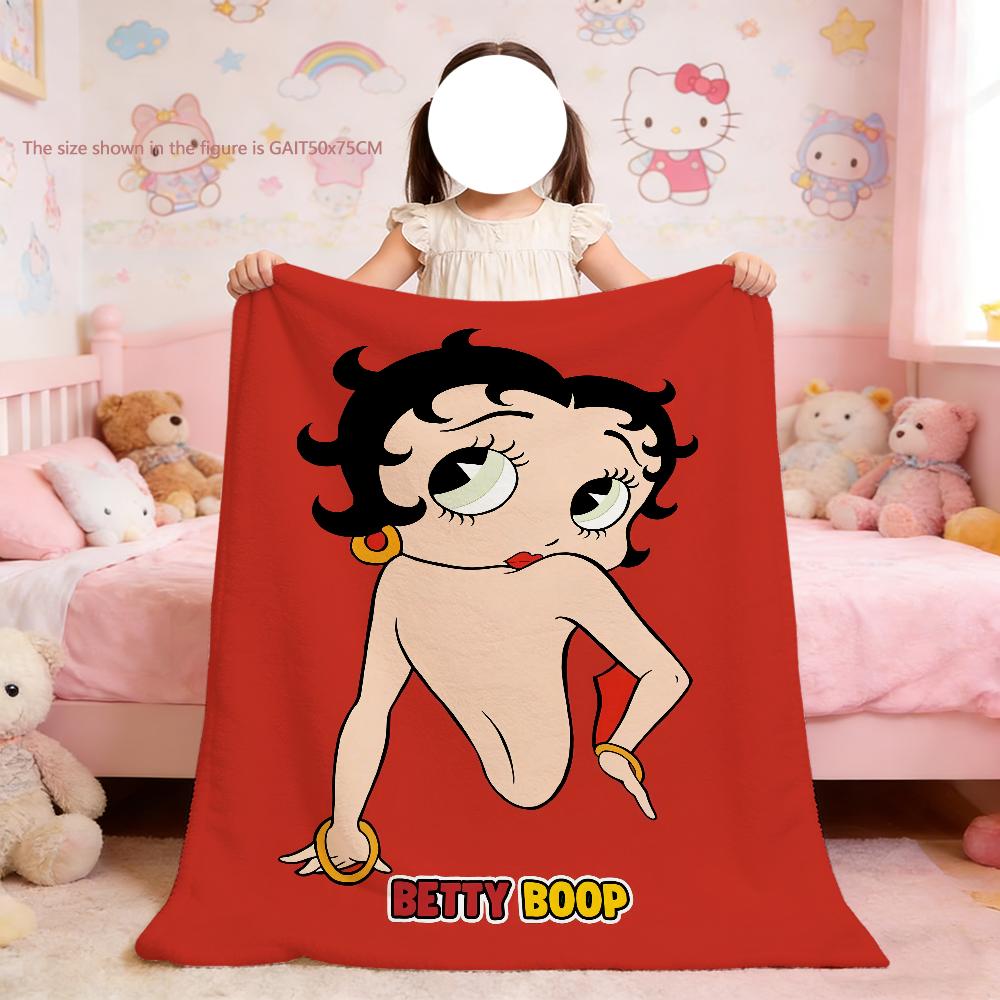 Blanket For Soft Cartoon Throw Blanket for Picnic Bed Sofa Home B-BoopS Bedroom Cozy B-B-BettyES-S Warm Comfortable