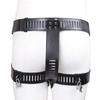 Female Underwear Sex Chastity Belt Lock Shorts Sexy Panties PU Leather Thongs Pants Bdsm Bondage Restraint Sex Toys for Women 18