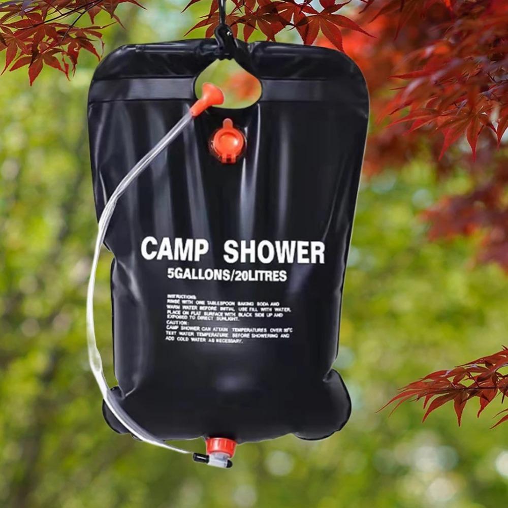 20L Faltbare Solar Duschtasche Outdoor Badewassertasche Camping Sonne Kompakte beheizte Wasser Duschtaschen Schrubben Pool Zubehör