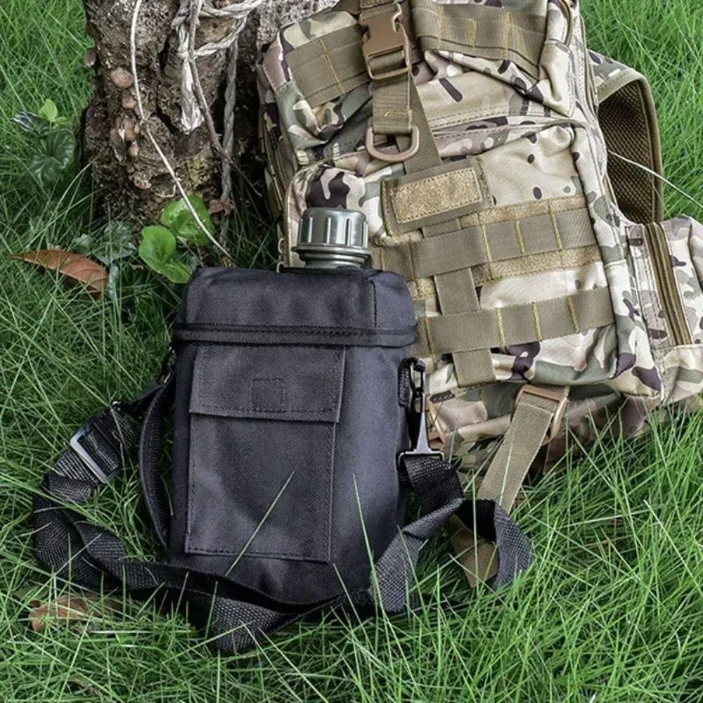 PE Water Kettle Camouflage Hip Flask Portable Flask  Camping